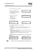 Preview for 36 page of HBS CDM 3201 Operating Manual