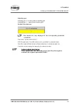 Предварительный просмотр 77 страницы HBS CPW 0604 Operating Manual