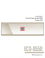 HBX ECO-0550 Installation Manual предпросмотр