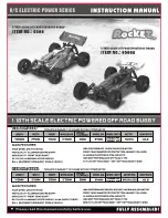 Preview for 1 page of HBX Rocket 6588 Instruction Manual