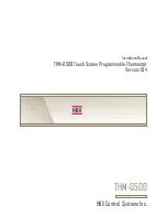 HBX THM-0500 Installation Manual preview