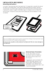 Preview for 4 page of HBX THM-0600 Installation Manual