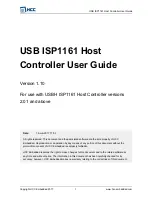 HCC USB ISP1161 User Manual предпросмотр