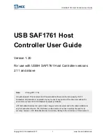 HCC USB SAF1761 User Manual предпросмотр