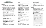 Preview for 1 page of HCO UOvision UM562 Setup Instructions