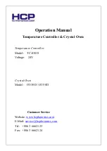 HCP TC-038D Operation Manual preview