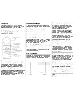 Preview for 2 page of HD Electric CDM-50 Operating And Instruction Manual