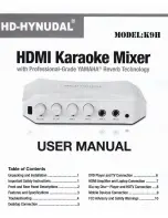 Preview for 1 page of HD-HYNUDAL K9H User Manual