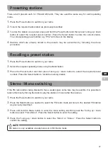 Preview for 8 page of HD Radio SANGEAN HDR-15 Operating Instructions Manual