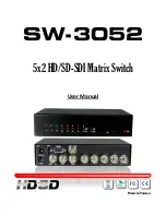 HD-SD SW-3052 User Manual preview