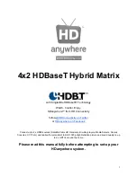 Preview for 1 page of HDanywhere HKM42BTP Manual