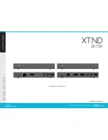 HDanywhere XTND 2K150 User Manual preview