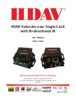 Hdav HDMI-C5S4IR User Manual preview