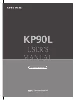 Preview for 1 page of HDC Kurzweil KP90L User Manual