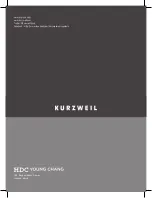 Preview for 36 page of HDC Kurzweil KP90L User Manual