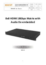 Предварительный просмотр 2 страницы HDCVT TECHNOLOGY HDM-B88 User Manual