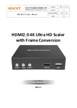 Предварительный просмотр 2 страницы HDCVT TECHNOLOGY HDV-BS11A User Manual