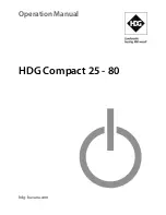 HDG Compact 25 Operation Manual preview