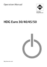 HDG Euro 30 Operation Manual preview