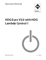 HDG Euro V3.0 Operation Manual preview
