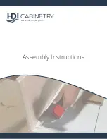 Preview for 1 page of HDI Cabinetry euro series Assembly Instructions Manual