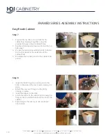 Preview for 12 page of HDI Cabinetry euro series Assembly Instructions Manual