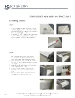 Preview for 19 page of HDI Cabinetry euro series Assembly Instructions Manual