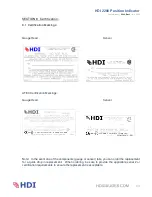 Preview for 13 page of HDI 2200 User Manual