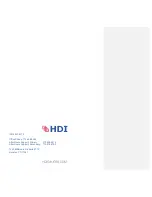 Предварительный просмотр 36 страницы HDI 2522 User Manual