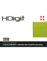 HDigit FM / Internet Radio Instruction Manual preview