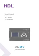 HDL buspro SB-DN-Recorder User Manual preview