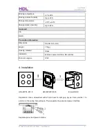 Предварительный просмотр 6 страницы HDL HDL-MPT4-RF.18 User Manual