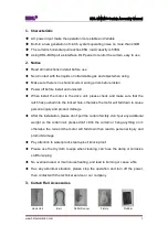 Предварительный просмотр 3 страницы HDL HDL-MWM70 Manual