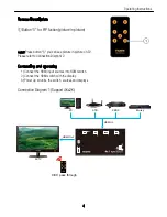 Предварительный просмотр 5 страницы HDMI 4 X1 Operating Instruction