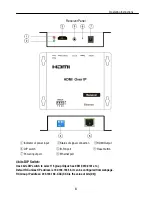 Предварительный просмотр 5 страницы HDMI SX-EP22 Operating Instructions Manual