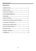 Preview for 3 page of HDMI SX-EX46B Operation Manual