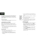 Предварительный просмотр 2 страницы HDMX Audio HMDX-SBOX Instruction Manual