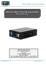 Предварительный просмотр 1 страницы HDTV Supply HDTVDA0101CPC Manual