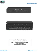 Preview for 1 page of HDTV Supply MT0404-NA2 User Manual