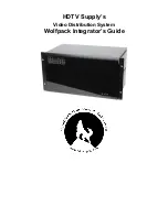 HDTV Supply WolfPack Series Integrator Manual предпросмотр