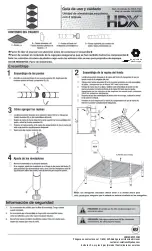 Предварительный просмотр 2 страницы HDX 1001663098 Use And Care Manual