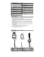 Предварительный просмотр 2 страницы HDX 1501HDX Use And Care Manual