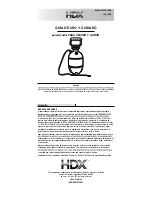 Предварительный просмотр 6 страницы HDX 1501HDX Use And Care Manual