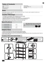 Предварительный просмотр 2 страницы HDX HD1848-5LHCCPS Use And Care Manual