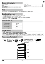 Предварительный просмотр 2 страницы HDX HD18481302PS Use And Care Manual