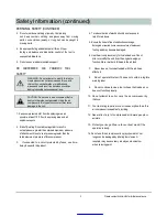 Preview for 3 page of HDX TAW-0412P Use And Care Manual