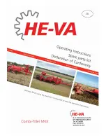 Preview for 1 page of HE-VA Combi-Tiller MKII Operating Instructions Manual