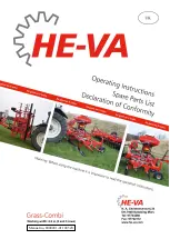 Предварительный просмотр 1 страницы HE-VA Grass-Combi Operating Instructions Manual