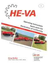 HE-VA King-Roller Operating Instructions Manual preview