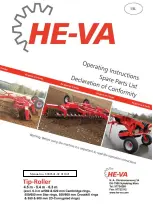 HE-VA Tip-Roller 4.5 m Operating Instructions, Spare Parts List, Declaration Of Conformity preview